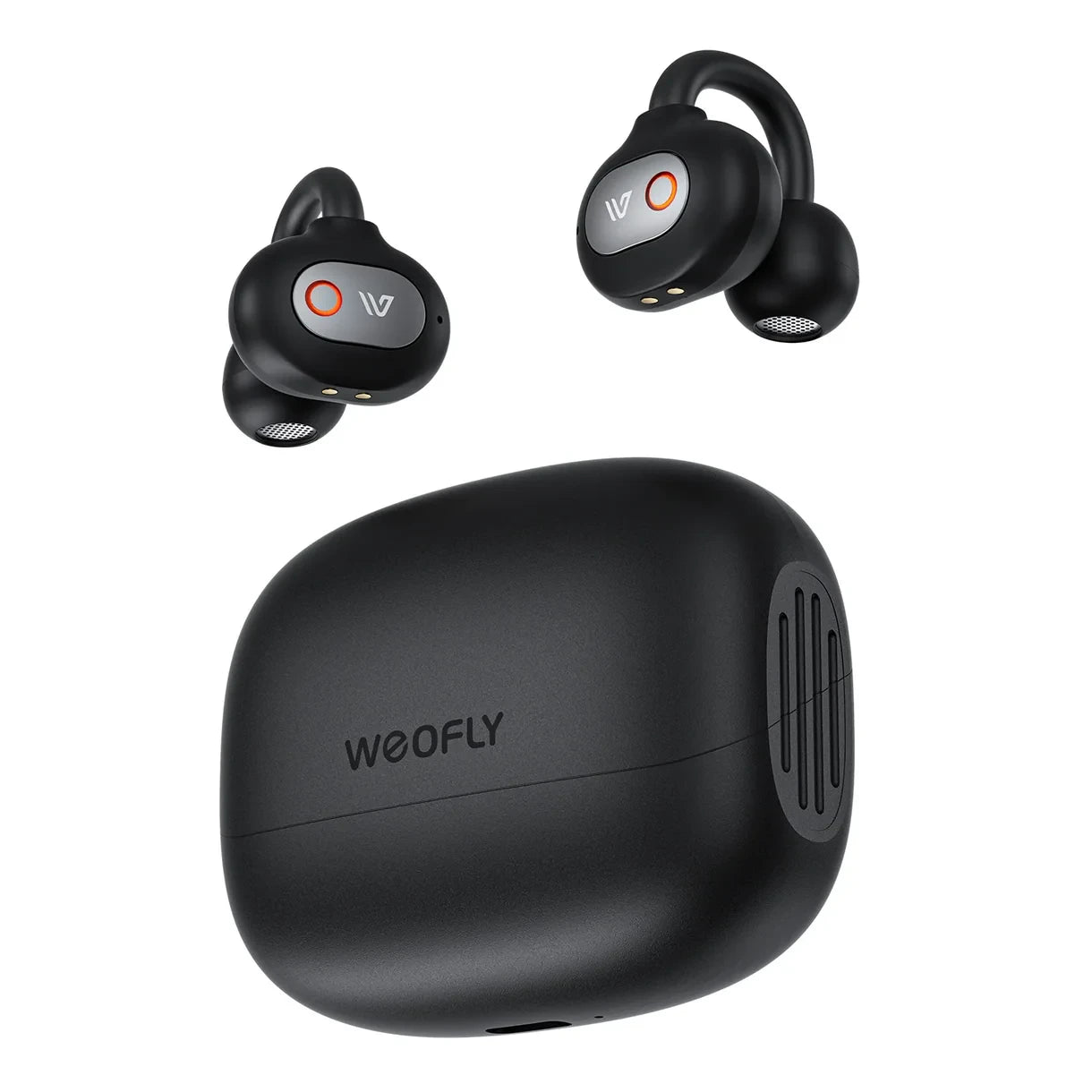 Weofly Clipfits Lite Open-Ear Clip-On Earbuds – Black