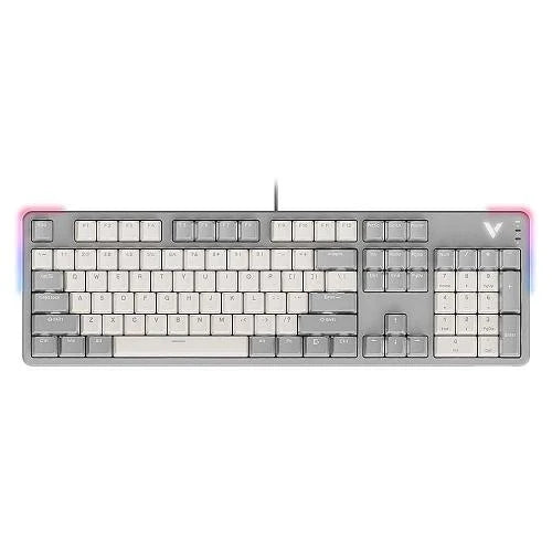 Rapoo V500 Pro Mechanical Gaming Keyboard – Beige/Grey