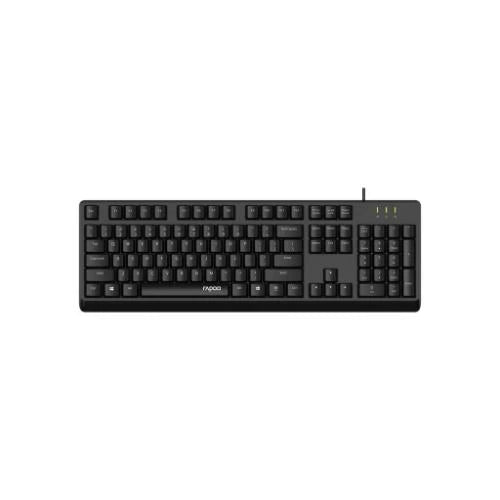 Rapoo NK1900 Wired Arabic Keyboard – Black