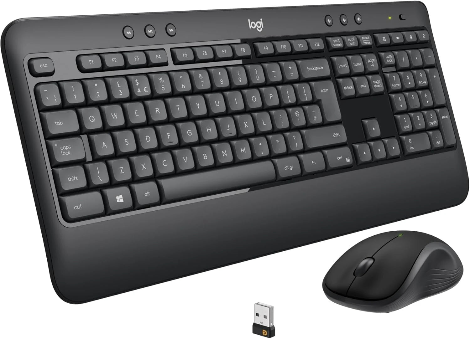 Logitech MK540 Advanced Wireless Keyboard & Mouse Combo – Arabic/English